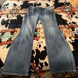 size 29 boot cut blue jeans
